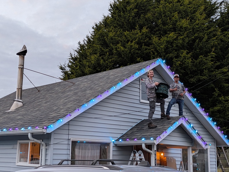 Christmas Lights in Lincoln City, OR